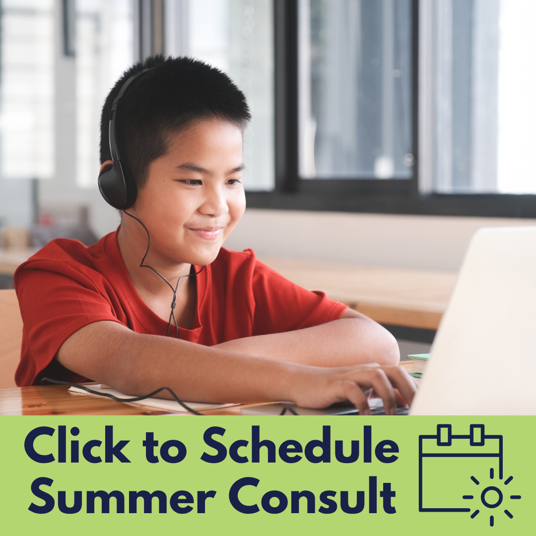 Schedule Summer Tutoring Consult