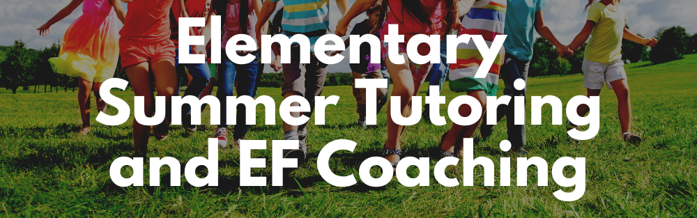 elementary summer tutoring and EF coaching