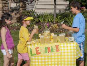 summer lemonade stand